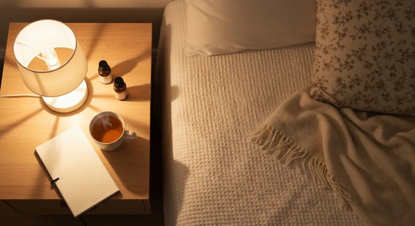 Entspannende Abendroutine mit ätherischen Ölen