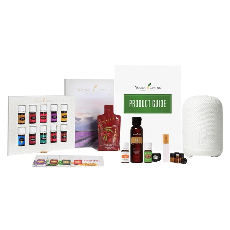 Young Living Starter-Set 2026 mit Haven Diffuser, 12 ätherischen Ölen und Zubehör