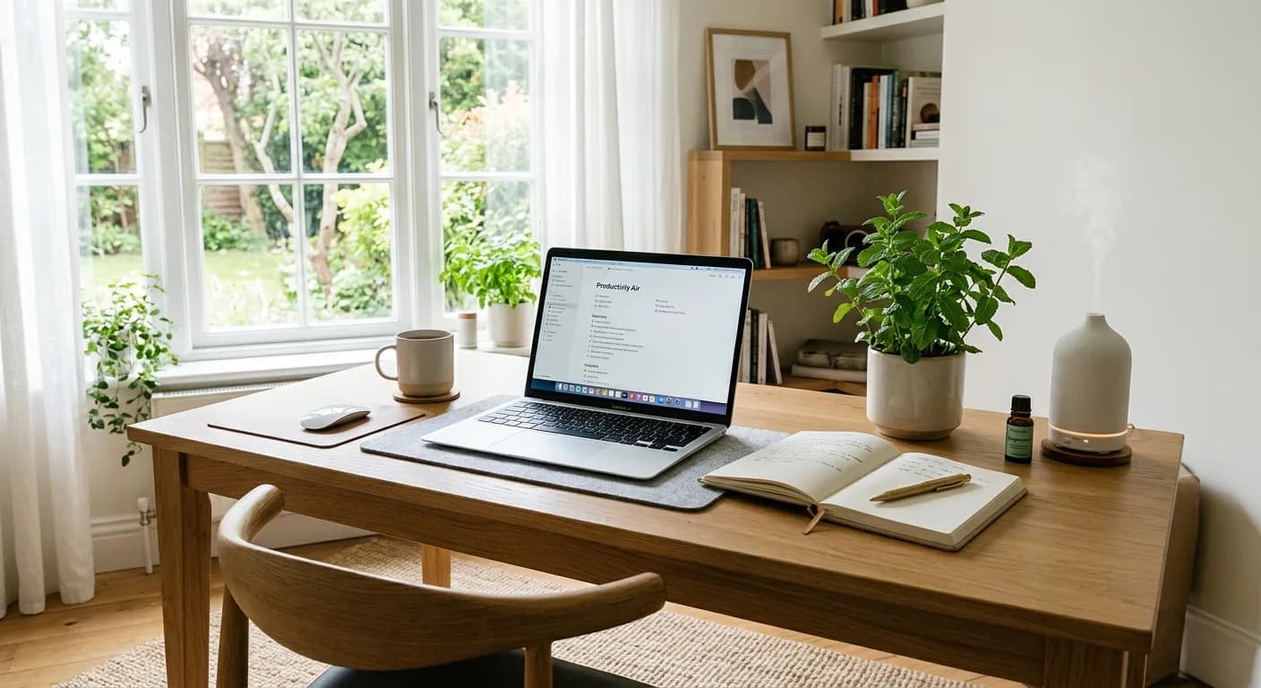 Homeoffice – ätherische Öle Anwendung