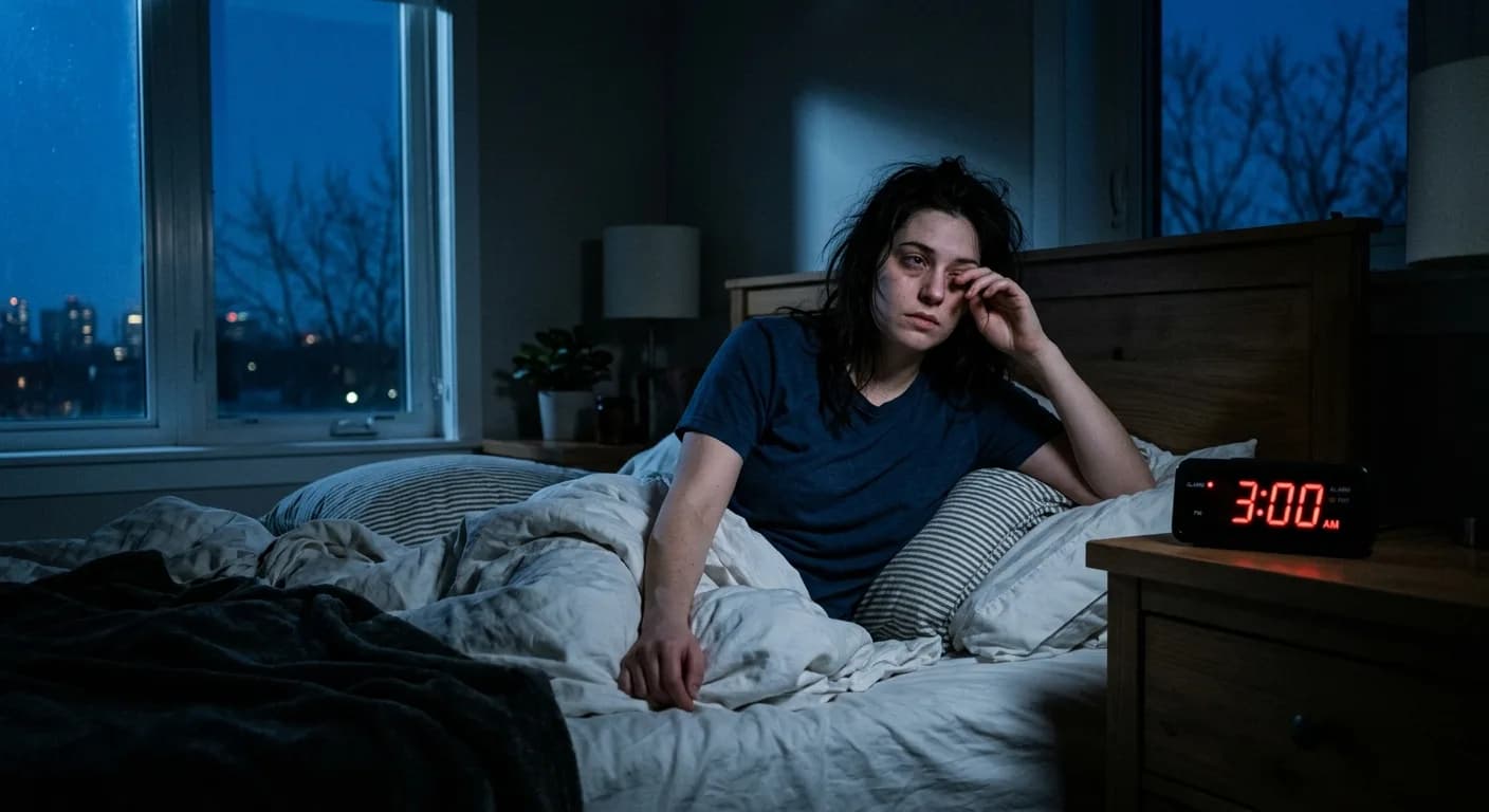Nachts wach im Bett - Durchschlafprobleme mit ätherischen Ölen begegnen
