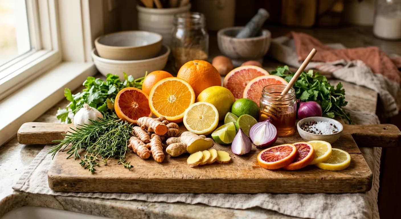 Gesunde Lebensweise – Obst, Gemüse und natürliche Zutaten