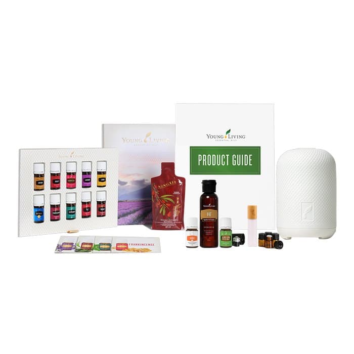 Young Living Premium Starter Kit mit Haven Diffuser, 12 ätherischen Ölen und Zubehör