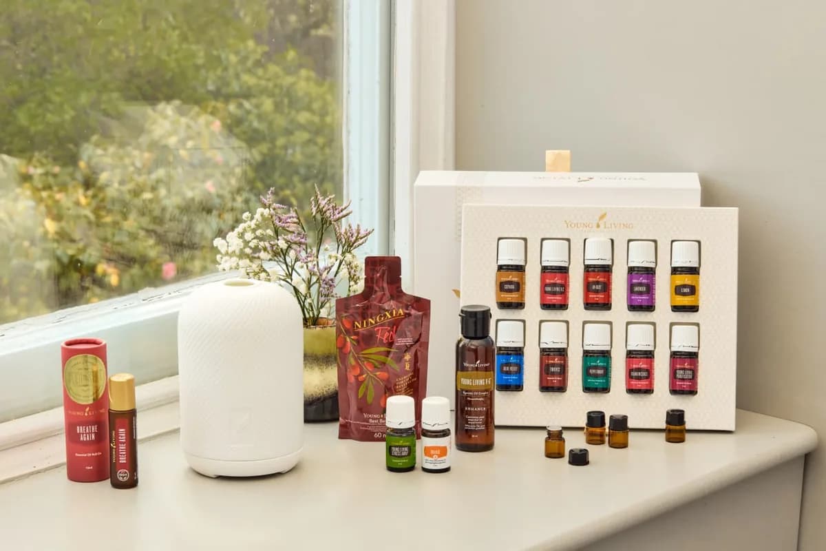 Young Living Starter-Set 2026 mit Haven Diffuser und 12 ätherischen Ölen
