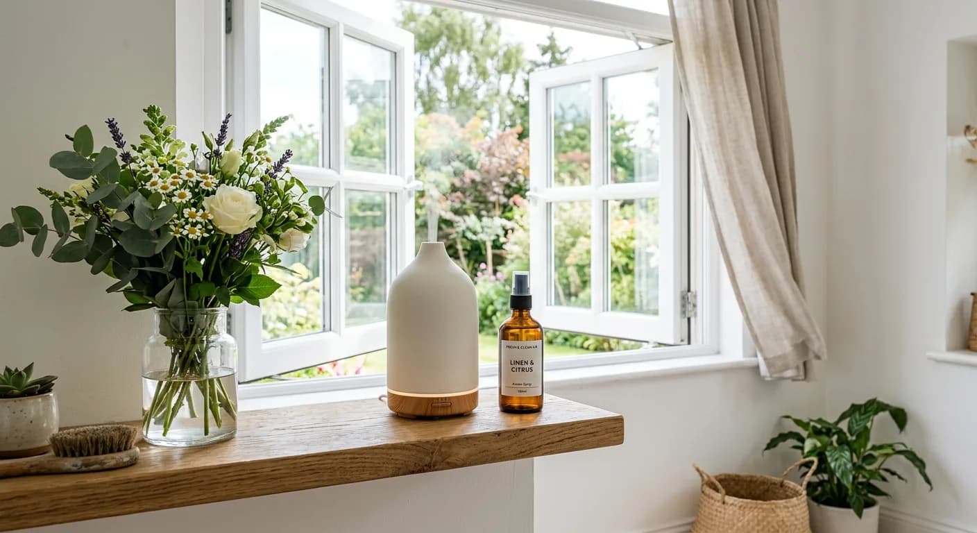 Natürliche Frische im Zuhause mit ätherischen Ölen