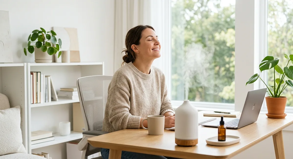 Belebende Diffuser-Mischungen für Raum und Büro