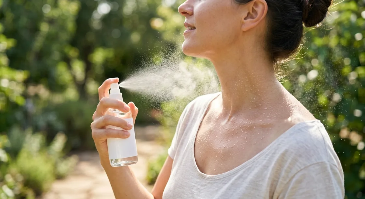 Das kühlende Körperspray: unser Kern-Rezept für heiße Tage und Nächte