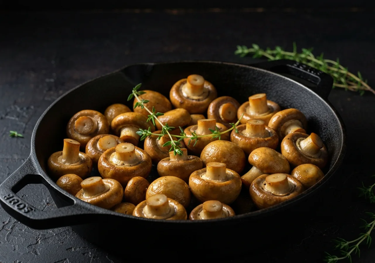 Champignonpfanne – Rezept mit ätherischen Ölen von Young Living