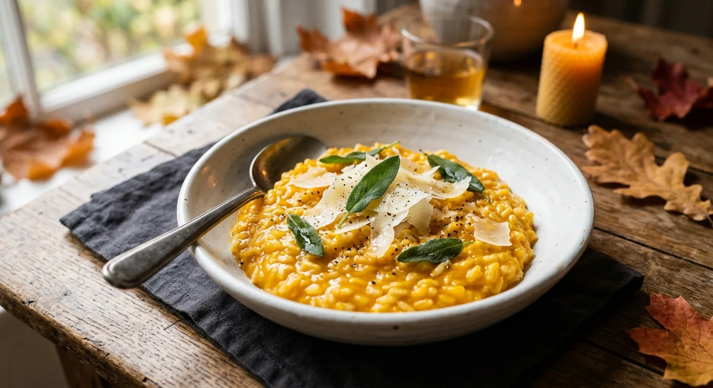 Kürbis-Risotto mit Sage+ & Orange+ – Rezept mit ätherischen Ölen von Young Living