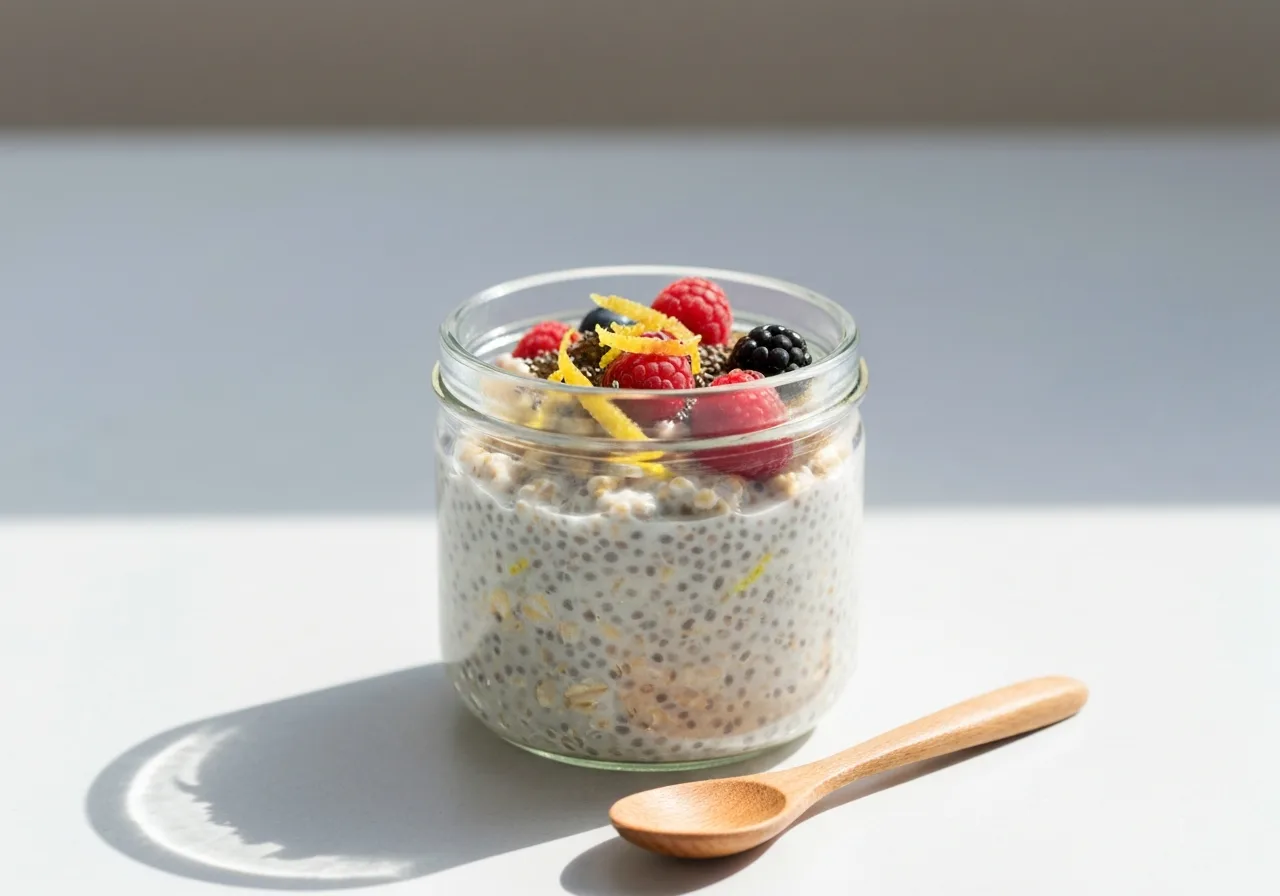 Overnight Oats mit Zitrone – Rezept mit ätherischen Ölen von Young Living