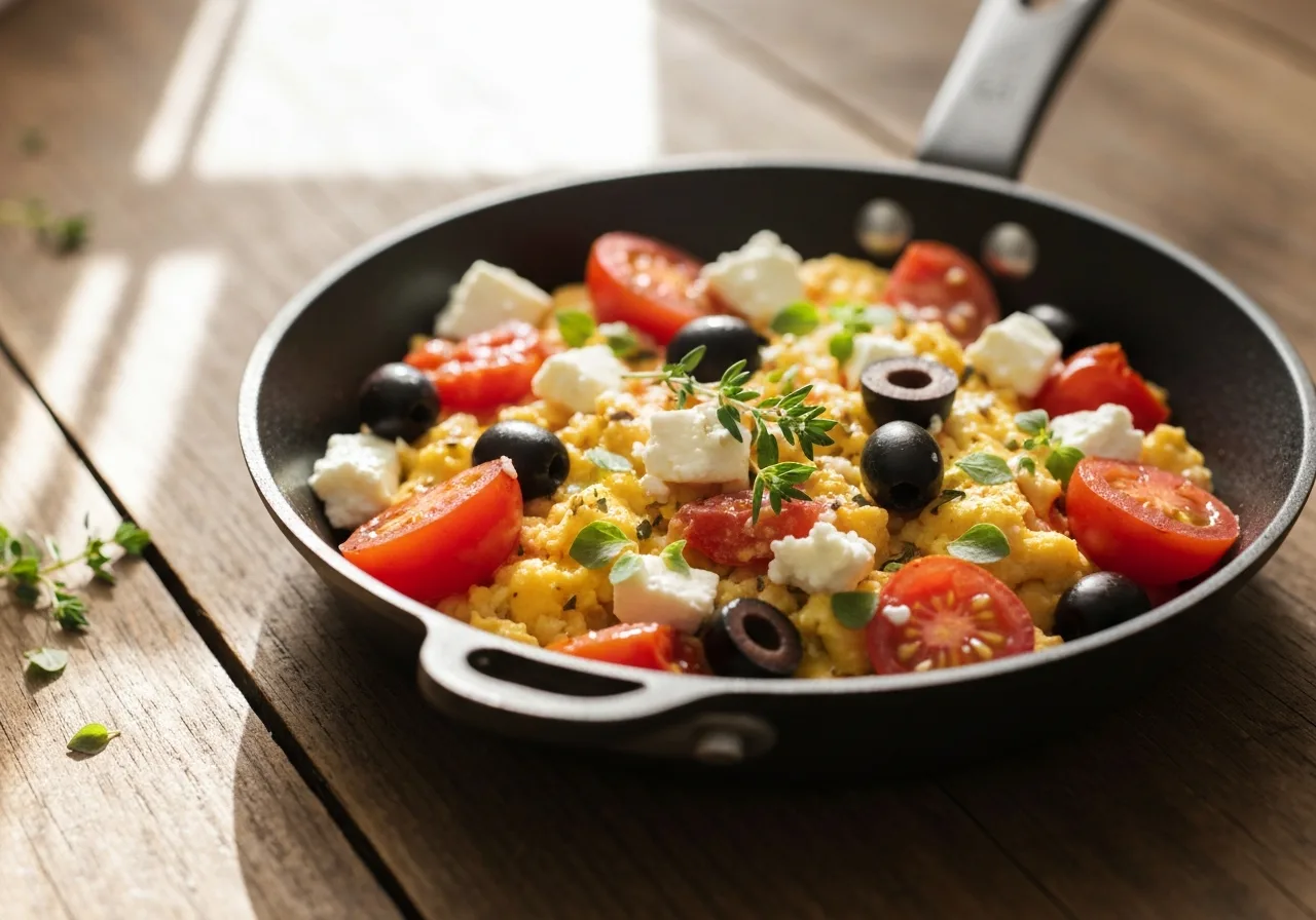 Rührei mediterran – Rezept mit ätherischen Ölen von Young Living