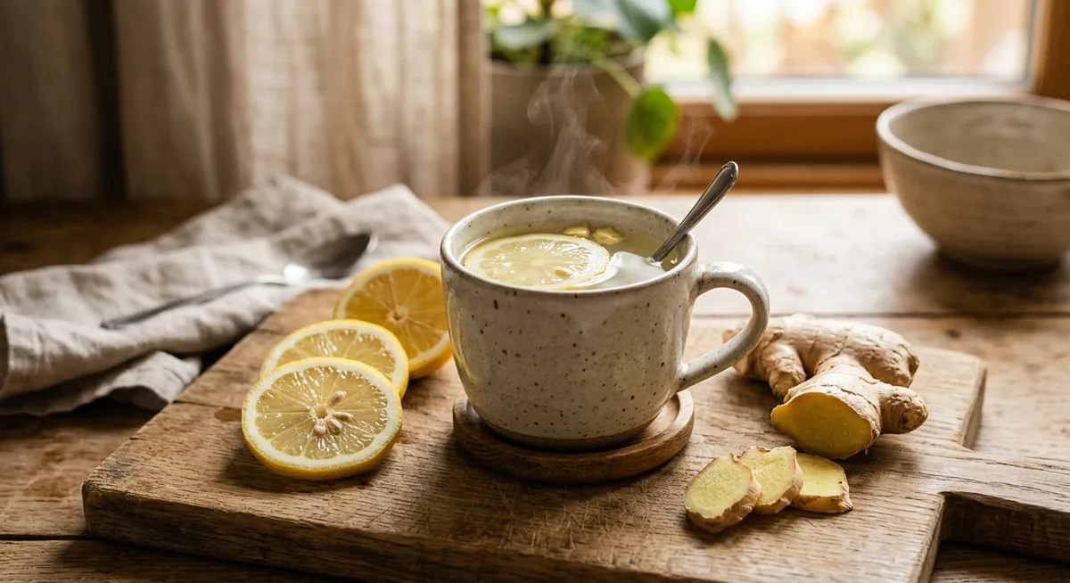 Zitronen-Ingwer-Wasser – Rezept mit ätherischen Ölen von Young Living